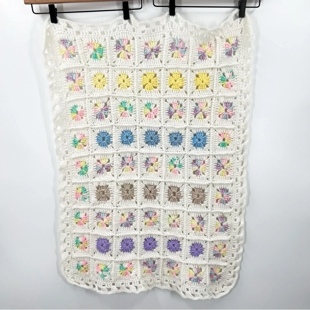Granny Square Crochet Baby Blanket